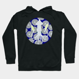 Punch Needle Squid Hoodie